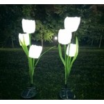 Set 2 lampi solare pentru gradina model LALELE