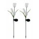 Set 2 lampi solare pentru gradina model LALELE
