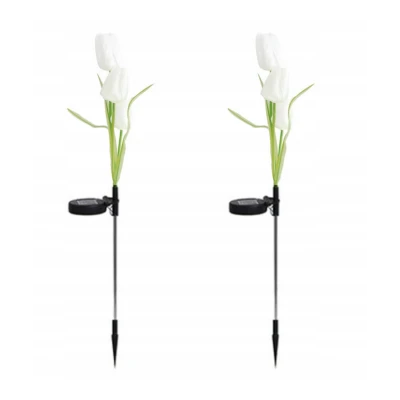 Set 2 lampi solare pentru gradina model LALELE