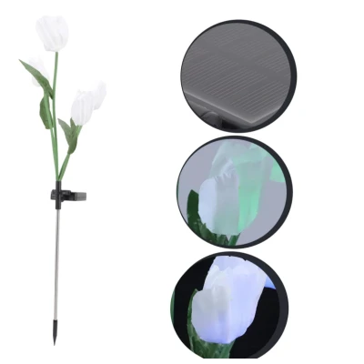 Set 2 lampi solare pentru gradina model LALELE
