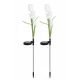 Set 2 lampi solare pentru gradina model LALELE