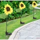 Set 2 lampi solare decorative de gradina model Floarea Soarelui
