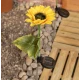 Set 2 lampi solare decorative de gradina model Floarea Soarelui