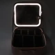 Geanta machiaj de calatorie cu oglinda iluminata capacitate mare 3 culori de iluminare