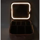 Geanta machiaj de calatorie cu oglinda iluminata capacitate mare 3 culori de iluminare