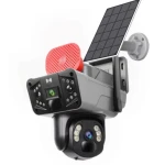 Camera de supraveghere 4G 8MP Dual Lens monitorizare clara viziune nocturna si control prin Aplicatie