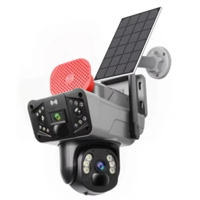 Camera de supraveghere 4G 8MP Dual Lens monitorizare clara viziune nocturna si control prin Aplicatie