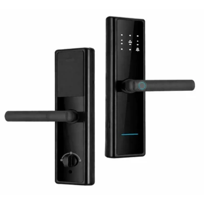 Incuietoare inteligenta pentru usa cu combinatie digitala biometrica si amprenta digitala Cerradura Security Intelligent cu parola