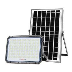 Proiector cu panou solar putere 300W si telecomanda