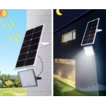 Proiector cu panou solar putere 300W si telecomanda
