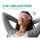 Masca pentru ochi cu incalzire EMS pentru oboseala si durere cu microcurent si compresa calda