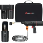 Pompa de aer wireless multifunctionala 4 in 1 pistol de spalat masina aspirator incarcator wireless 
