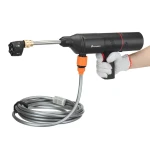 Pompa de aer wireless multifunctionala 4 in 1 pistol de spalat masina aspirator incarcator wireless 