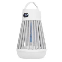 Lampa antimuste 2 in 1 portabila impermeabila pentru camping alb