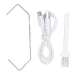 Lampa antimuste 2 in 1 portabila impermeabila pentru camping alb