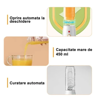 Mini Blender electric 10 lame inox 21000 RPM Multifunctional 450ml