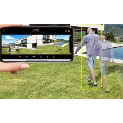 Camera supraveghere WiFi cu 3 lentile 15MP 8K PTZ Audio Alarma Exterior IP66