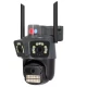 Camera supraveghere WiFi cu 3 lentile 15MP 8K PTZ Audio Alarma Exterior IP66