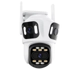 Camera Supraveghere WiFi BT Ultra HD 4 Lentile Unghi Larg Zoom 8X Night Vision Autotracking Audio Bidirectional