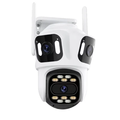 Camera Supraveghere WiFi BT Ultra HD 4 Lentile Unghi Larg Zoom 8X Night Vision Autotracking Audio Bidirectional