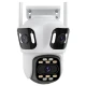 Camera Supraveghere WiFi BT Ultra HD 4 Lentile Unghi Larg Zoom 8X Night Vision Autotracking Audio Bidirectional