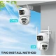 Camera Supraveghere WiFi BT Ultra HD 4 Lentile Unghi Larg Zoom 8X Night Vision Autotracking Audio Bidirectional
