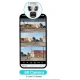 Camera Supraveghere WiFi BT Ultra HD 4 Lentile Unghi Larg Zoom 8X Night Vision Autotracking Audio Bidirectional