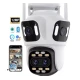 Camera Supraveghere WiFi BT Ultra HD 4 Lentile Unghi Larg Zoom 8X Night Vision Autotracking Audio Bidirectional