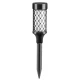 Lampa solara LED pentru gradina 37cm lumina calda impermeabila