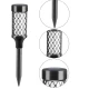 Lampa solara LED pentru gradina 37cm lumina calda impermeabila