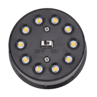 Lampa solara LED pentru gradina 37cm lumina calda impermeabila