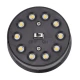 Lampa solara LED pentru gradina 37cm lumina calda impermeabila