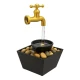 Fantana decorativa cu robinet cu lumina si pietre tip cascada