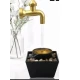 Fantana decorativa cu robinet cu lumina si pietre tip cascada