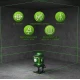 Nivela laser 4D cu 16 linii autonivelare telecomanda lumina verde Trepied