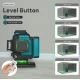 Nivela laser 4D cu 16 linii autonivelare telecomanda lumina verde Trepied