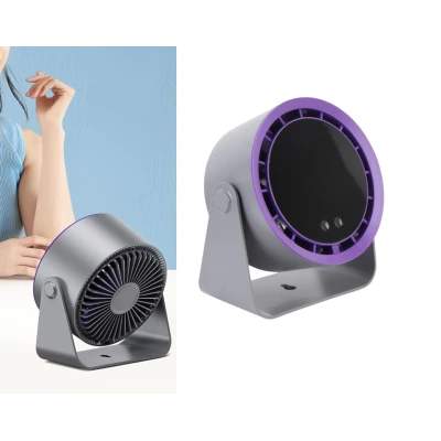 Ventilator portabil de birou USB cu design compact si suport reglabil MOV