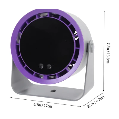 Ventilator portabil de birou USB cu design compact si suport reglabil MOV