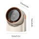 Mini Ventilator smart cu display digital si flux de aer puternic de birou compact reglabil si silentios