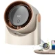 Mini Ventilator smart cu display digital si flux de aer puternic de birou compact reglabil si silentios