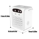 Mini Racitor de aer portabil 3 in 1 ventilator racire bluetooth si umidificator compact si silentios