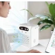 Mini Racitor de aer portabil 3 in 1 ventilator racire bluetooth si umidificator compact si silentios