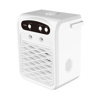 Mini Racitor de aer portabil 3 in 1 ventilator racire bluetooth si umidificator compact si silentios