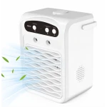 Mini Racitor de aer portabil 3 in 1 ventilator racire bluetooth si umidificator compact si silentios