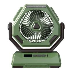 Ventilator portabil de camping USB 20000mAh 4 viteze 3 moduri de iluminare rotatie 270