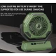 Ventilator portabil de camping USB 20000mAh 4 viteze 3 moduri de iluminare rotatie 270