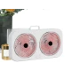 Ventilator dublu portabil USB cu 2 capete flux de aer puternic silentios cu maner