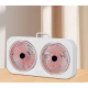 Ventilator dublu portabil USB cu 2 capete flux de aer puternic silentios cu maner