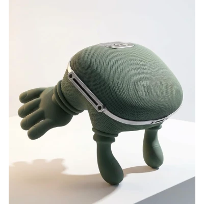 Aparat de masaj cervical 3 niveluri de masaj verde tip mana