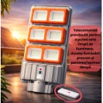 UB Lampa solara stradala premium LED 3000W IP66 puternica 6 casete